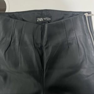 Zara vegan leather pants